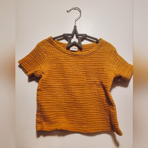 Linen/Cotton Blend Gauze Tee - Picture 1 of 2